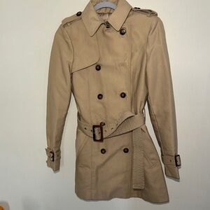 Zara Tan Trench Coat with Belt